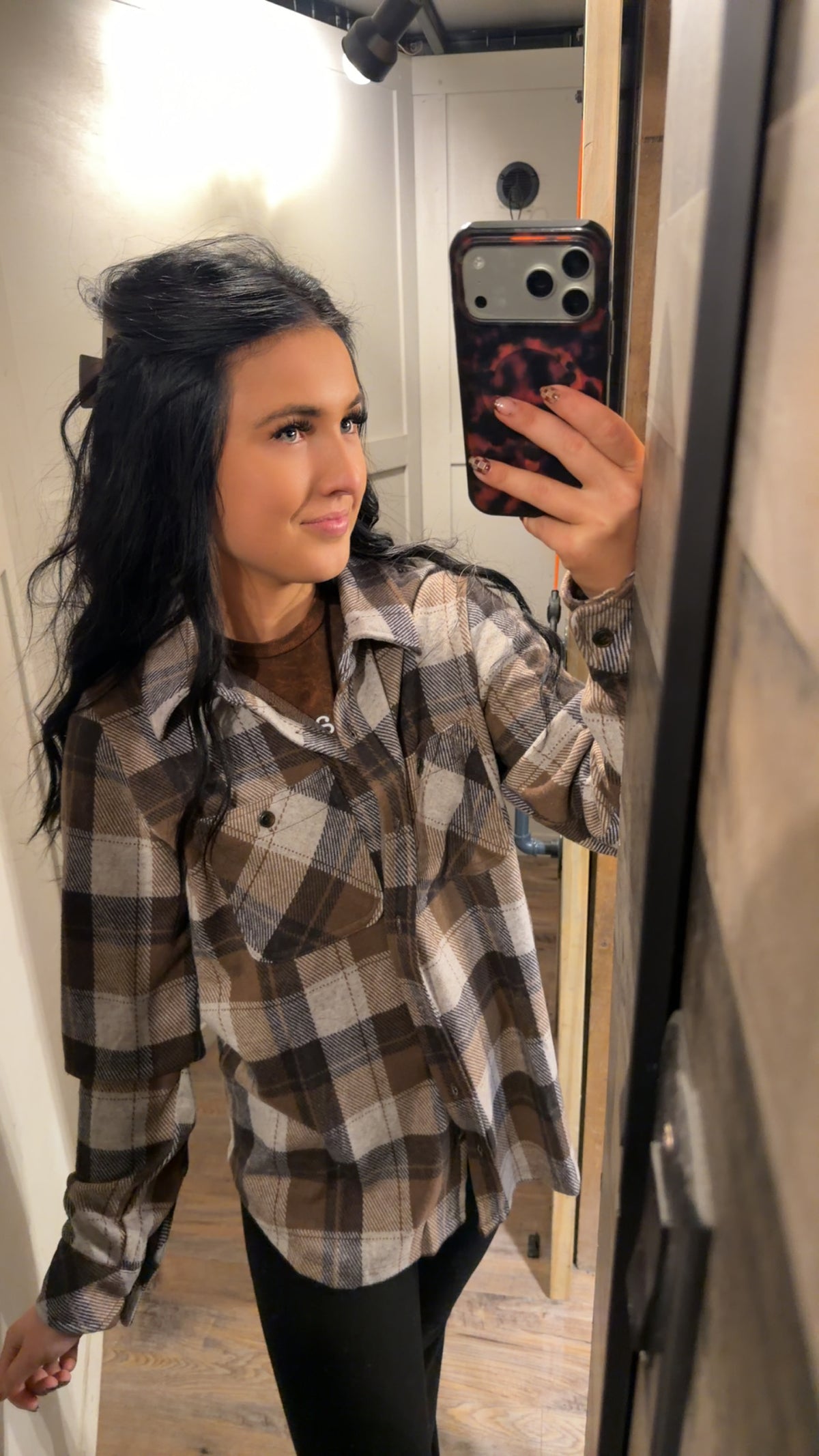 Brown Plaid Flannel