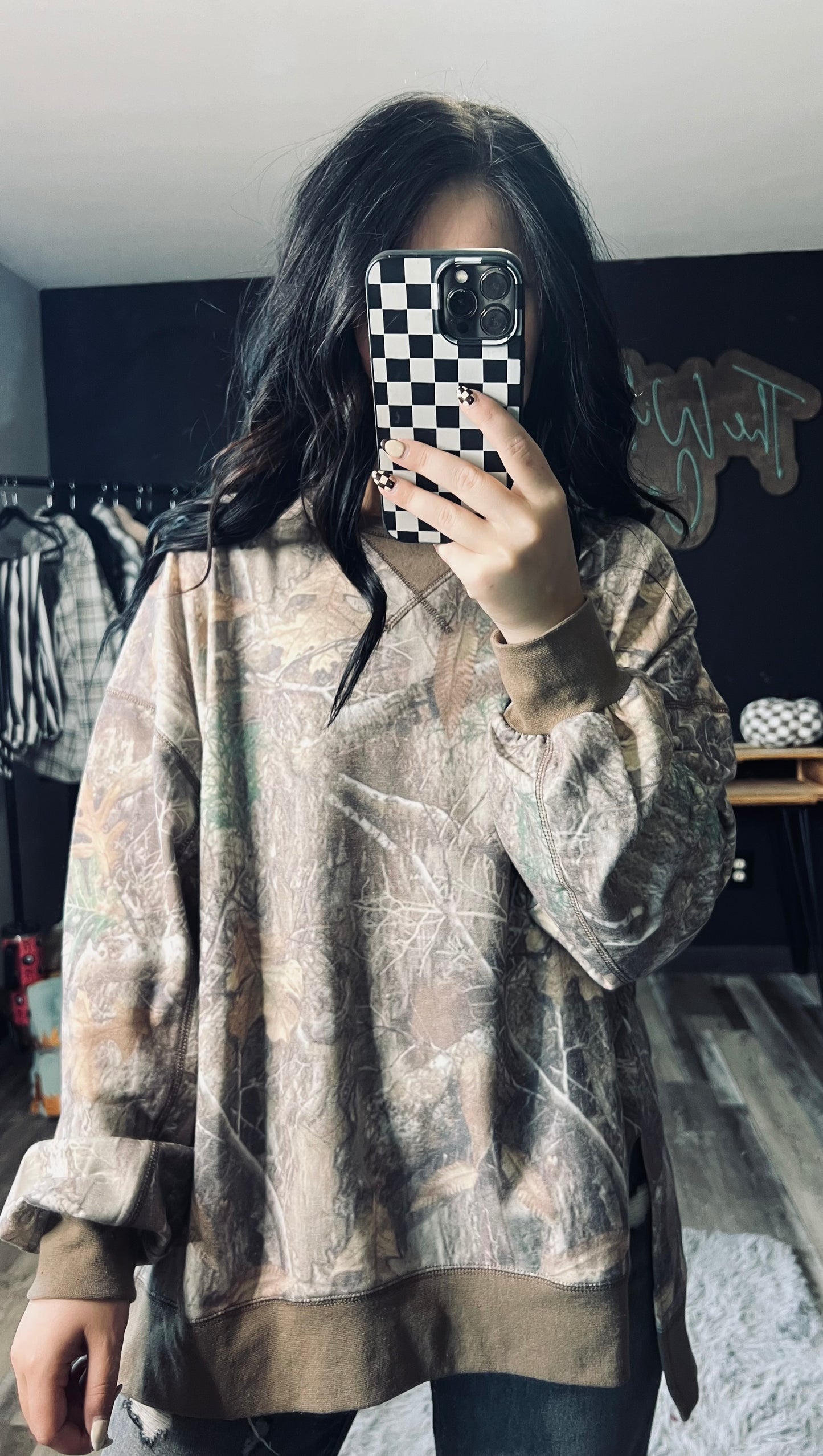 Camo Crewneck