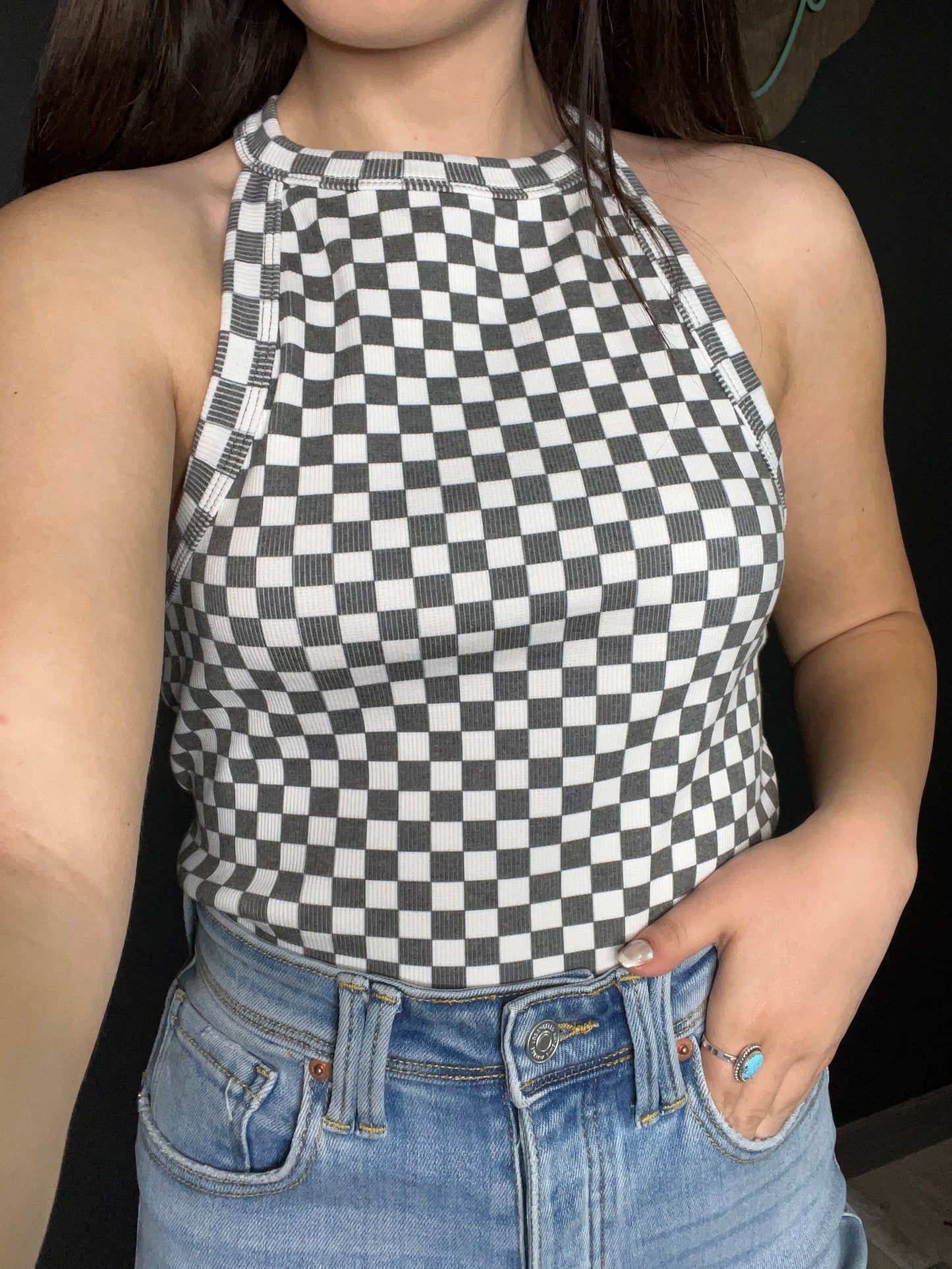 Check On Me Tank Top