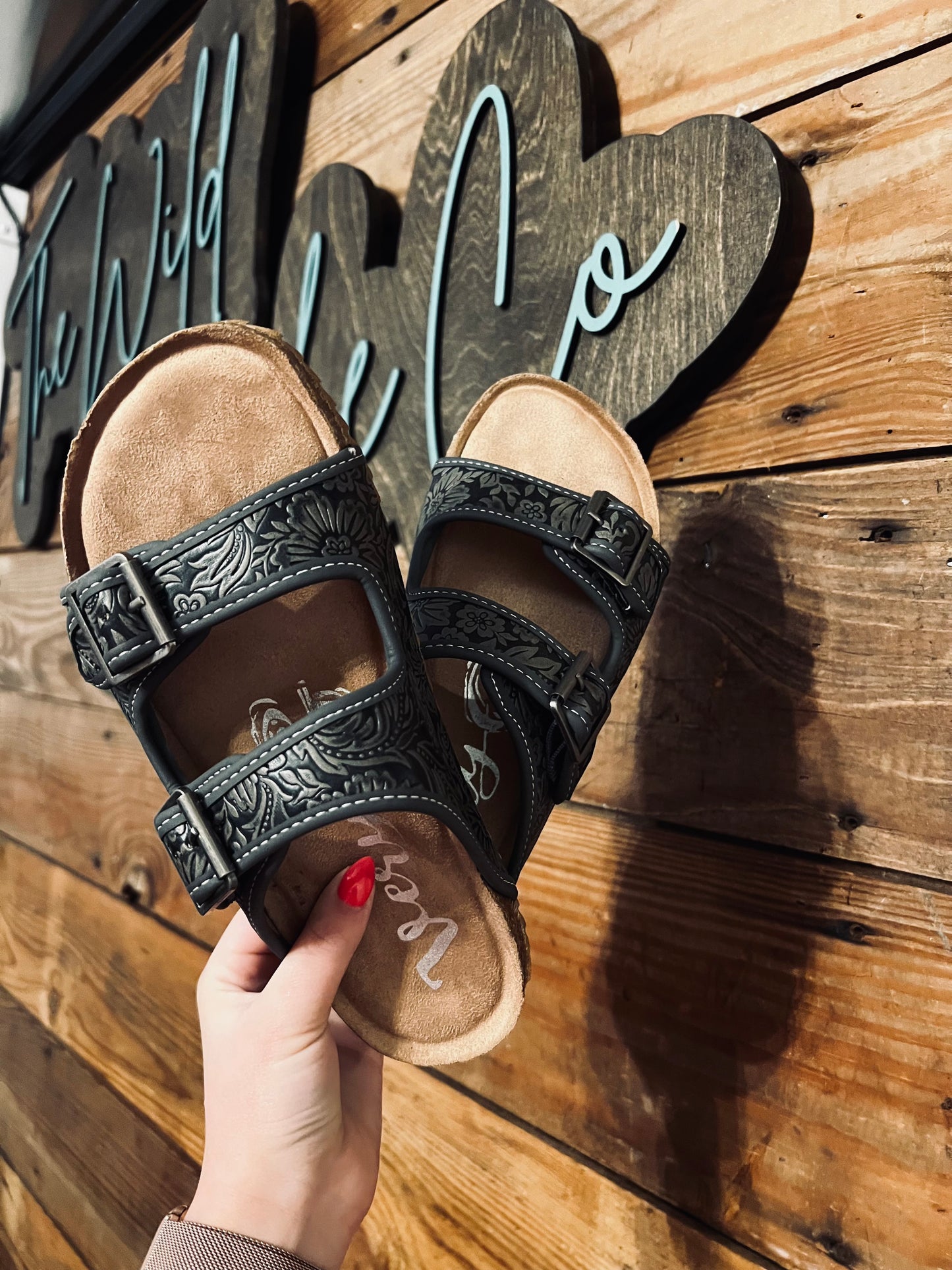The Cassidy Sandals- Grey
