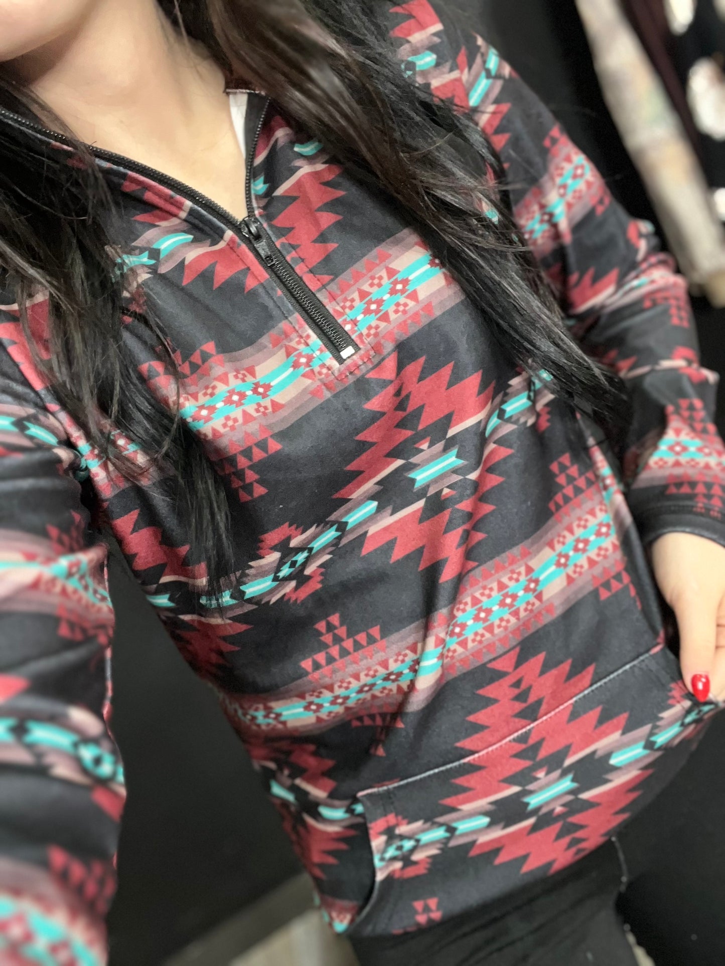 Crimson Valley Pullover