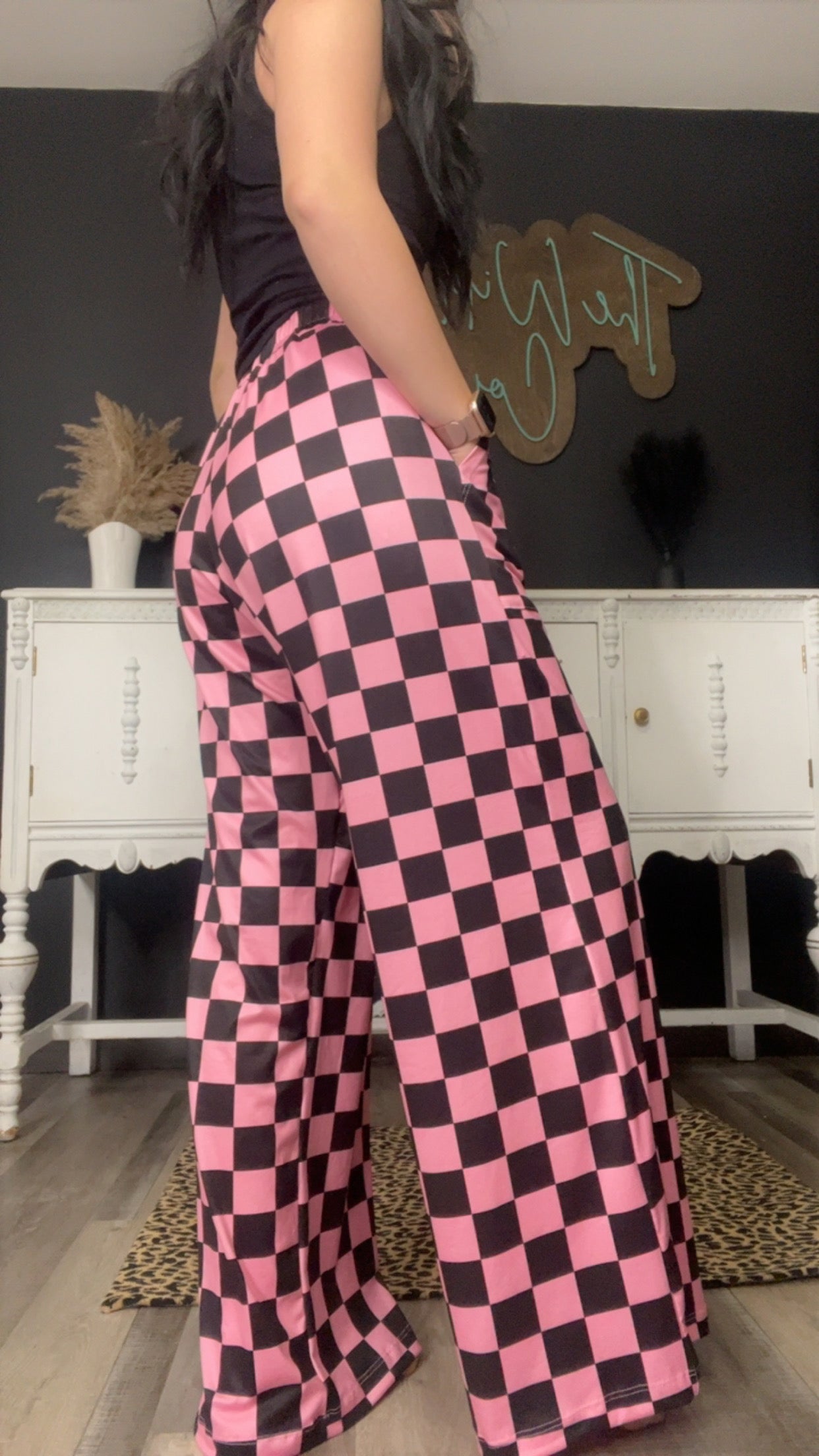 Haddie Checkered Pants