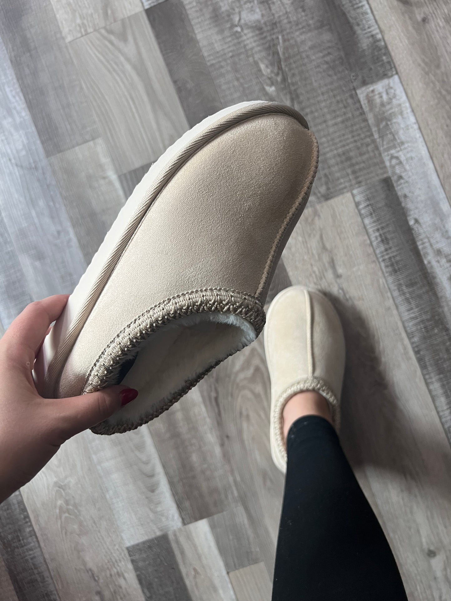 The Kelsey Slipper- Cream