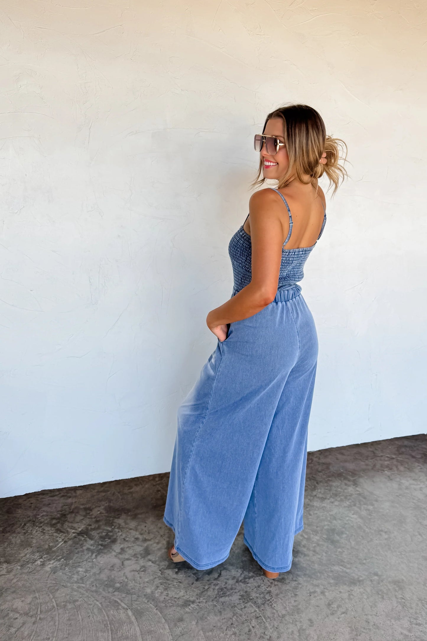 Denim Romper