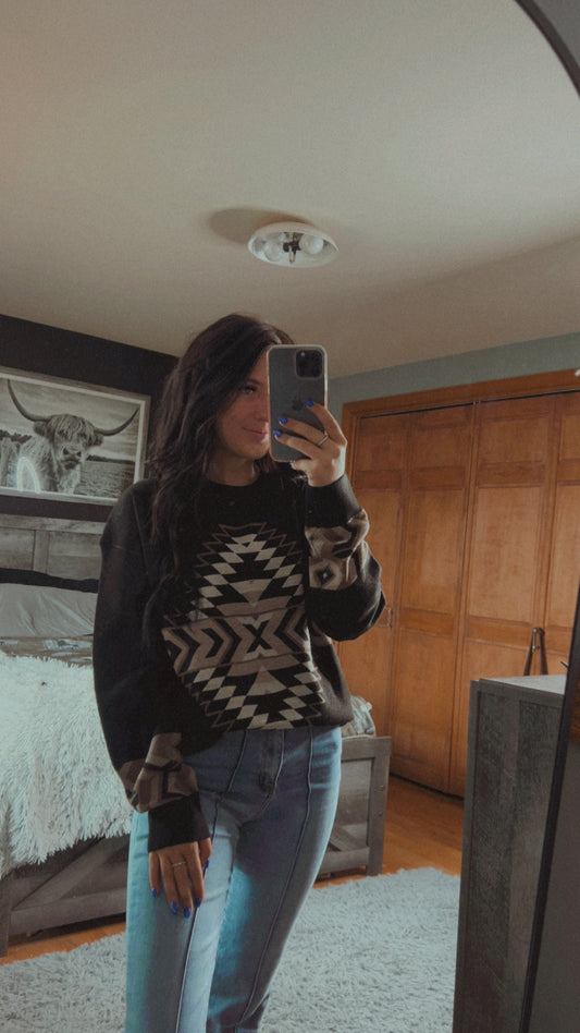 Night Aztec Sweater