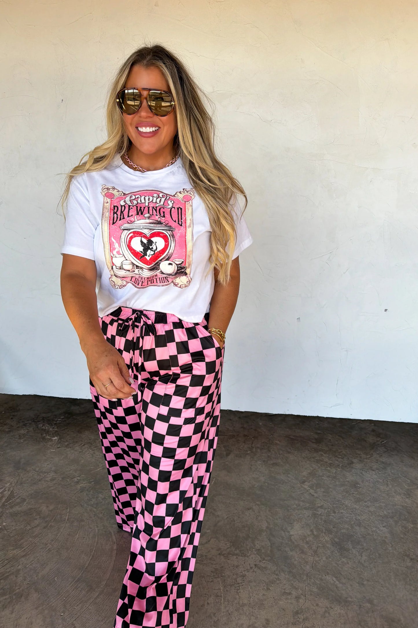 Haddie Checkered Pants