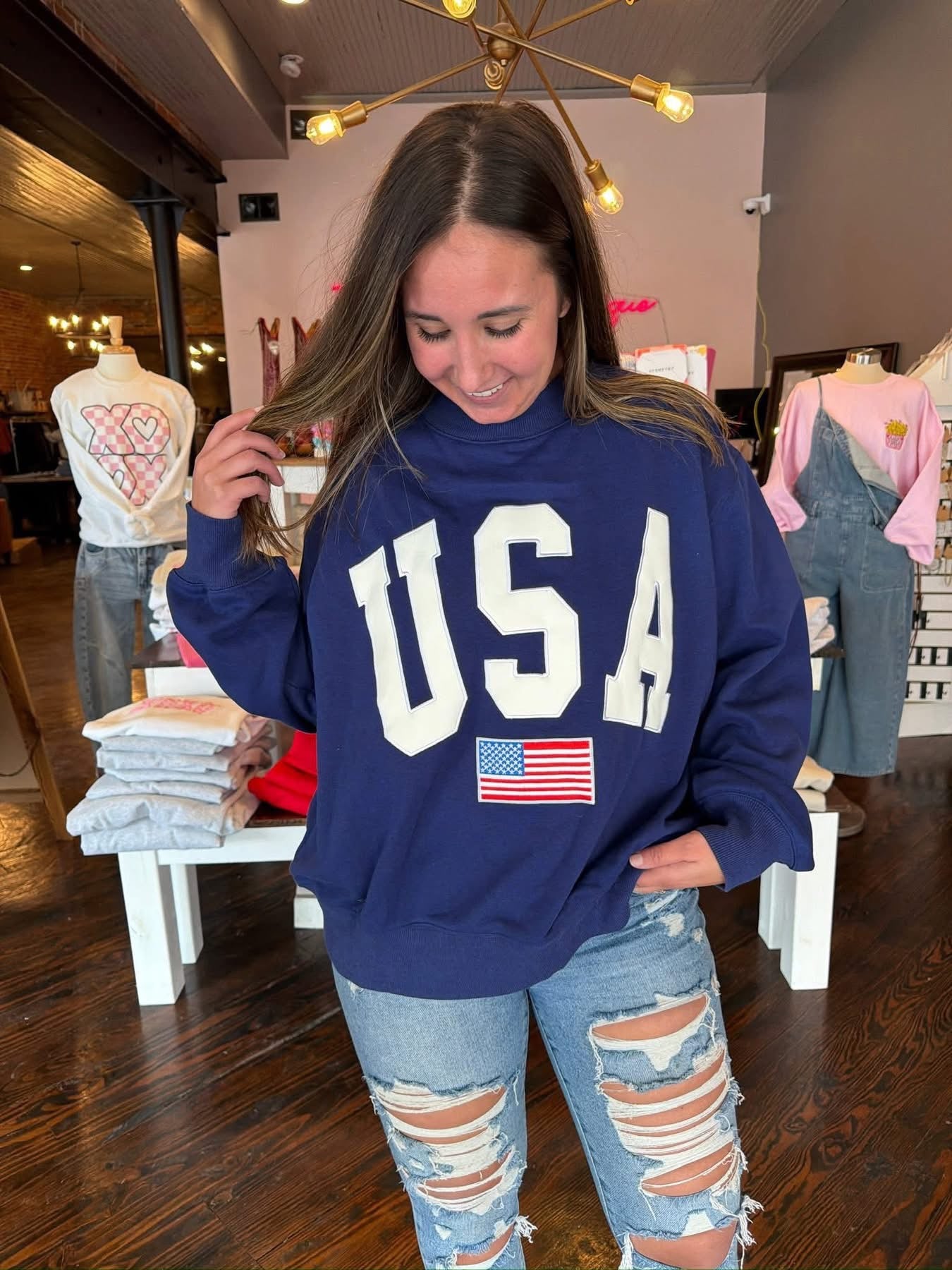 USA Navy Mockneck