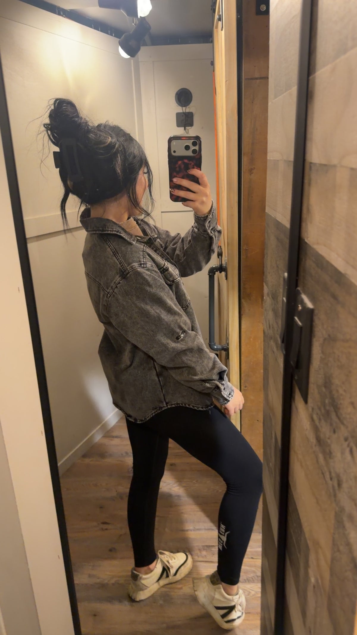 Black Mineral Wash Long Sleeve