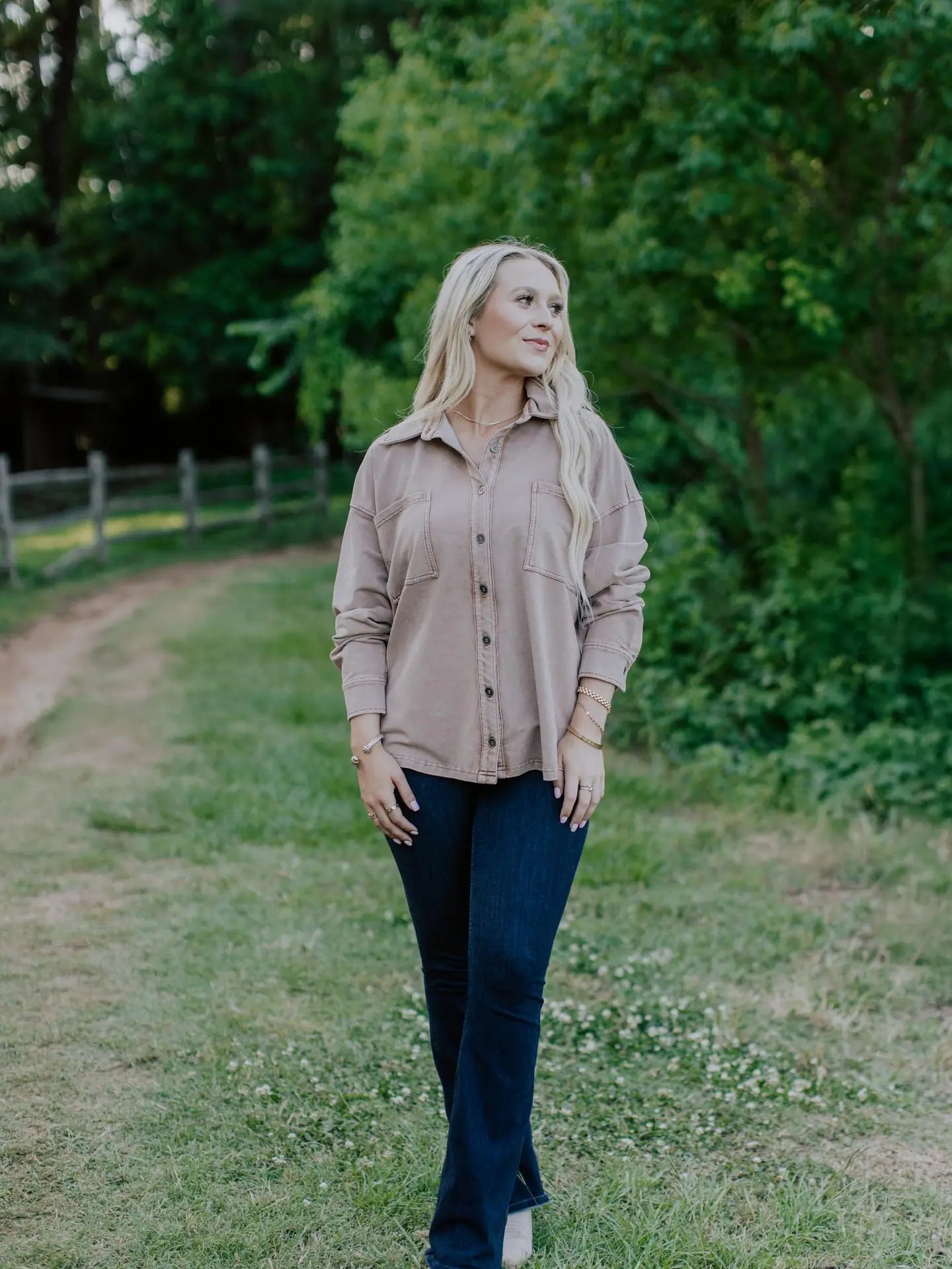 Mauve Shacket