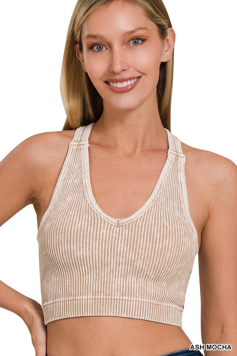 Ribbed Racerback Tank
