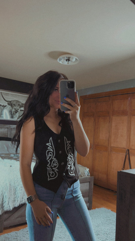 Boot Stitch Vest