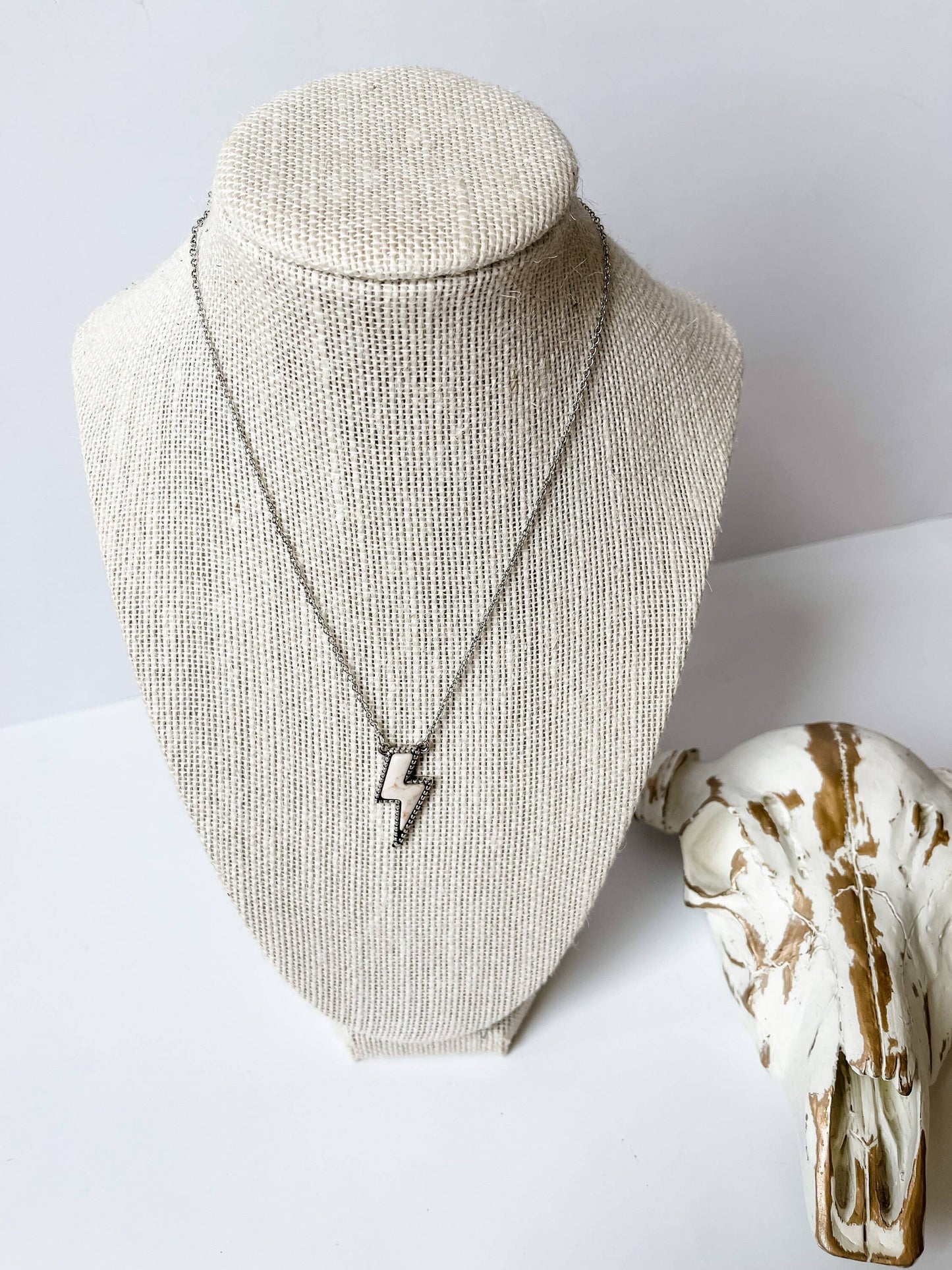 Thunderbolt Necklace: Turquoise