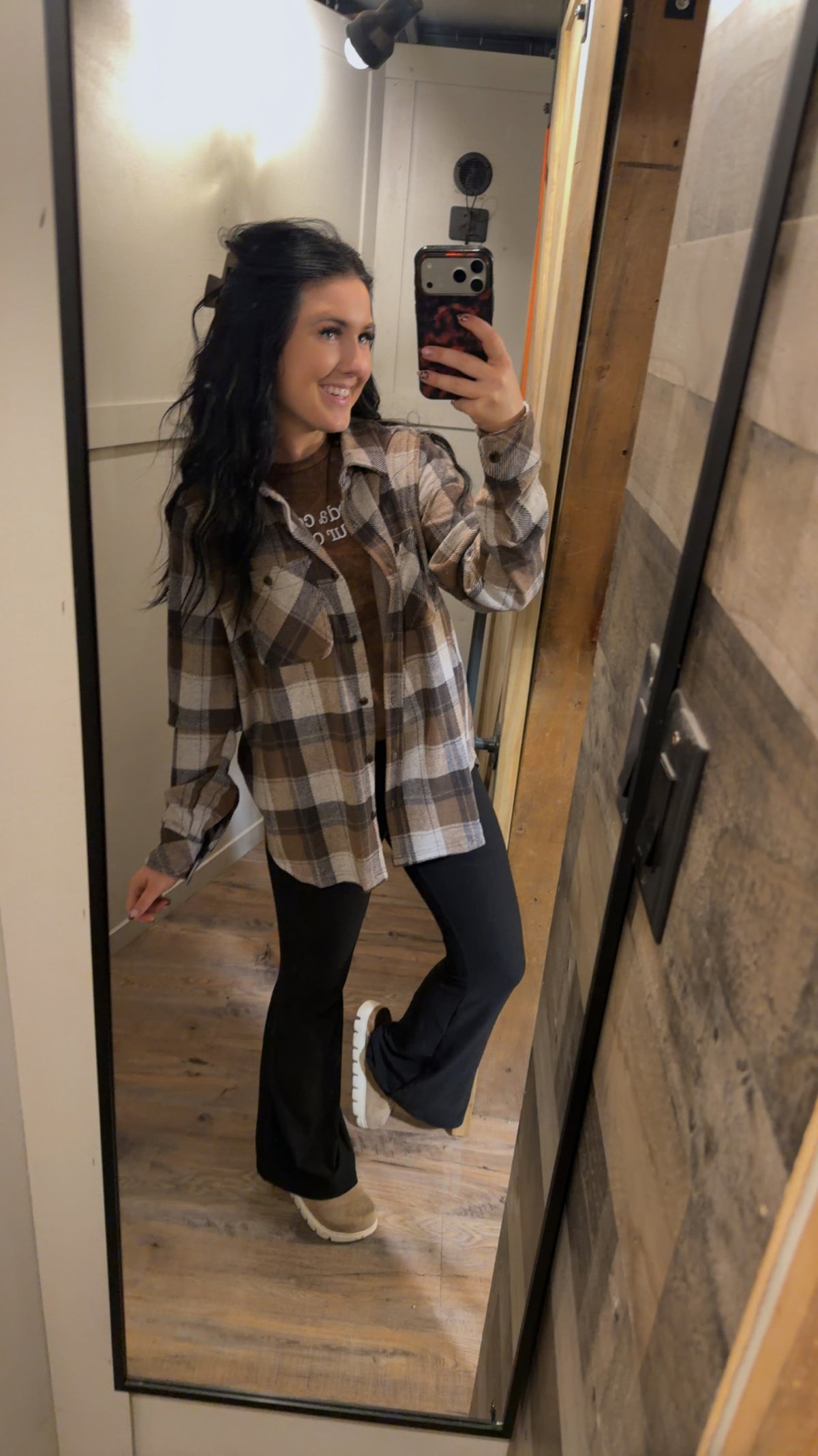 Brown Plaid Flannel