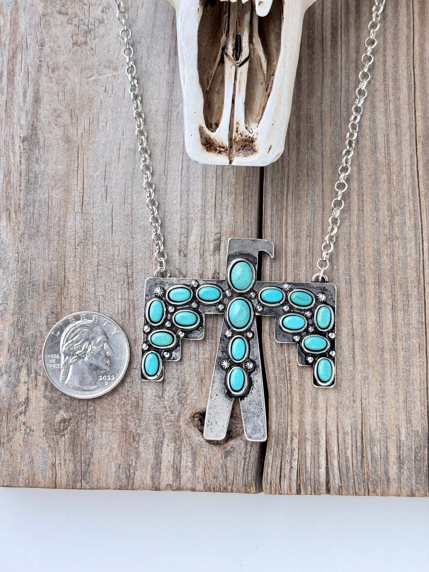 Thunderbird Pendant Necklace