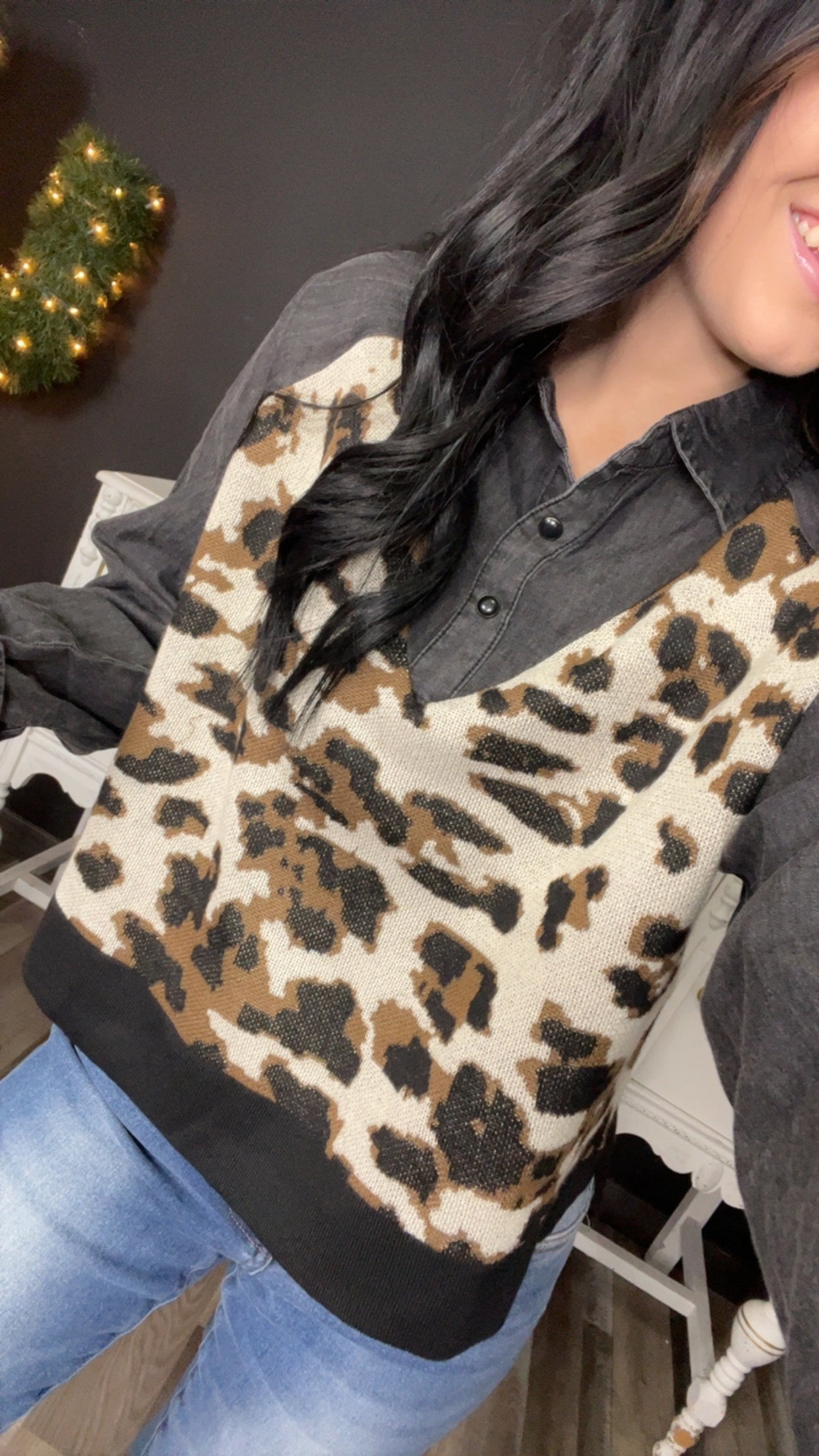 Doubleshift Leopard Sweatshirt