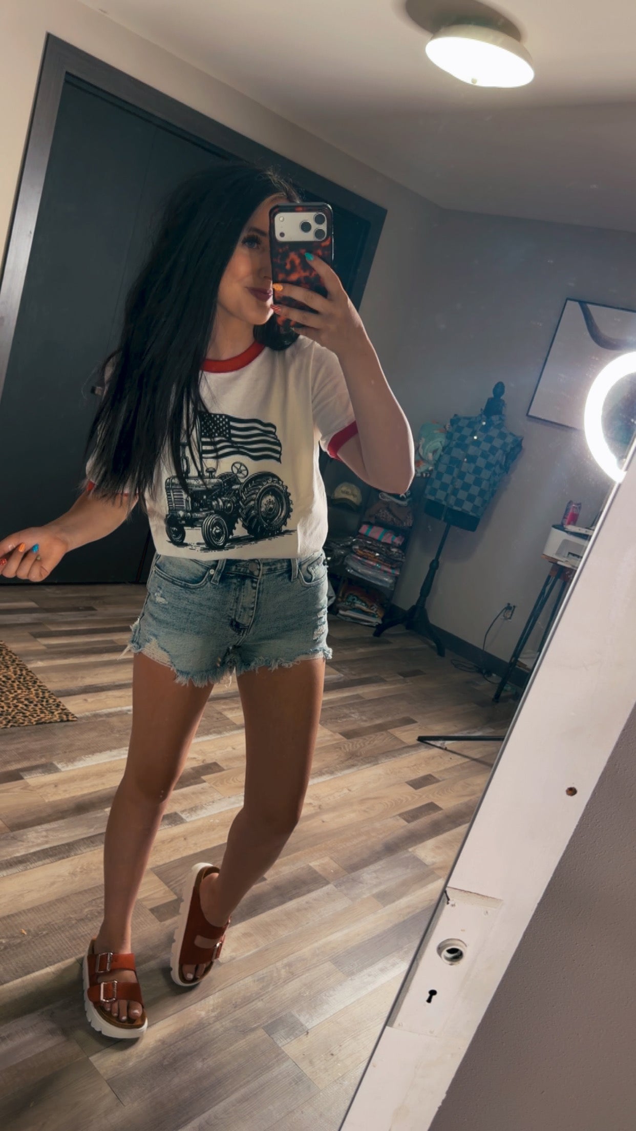 Patriotic Tractor Tee