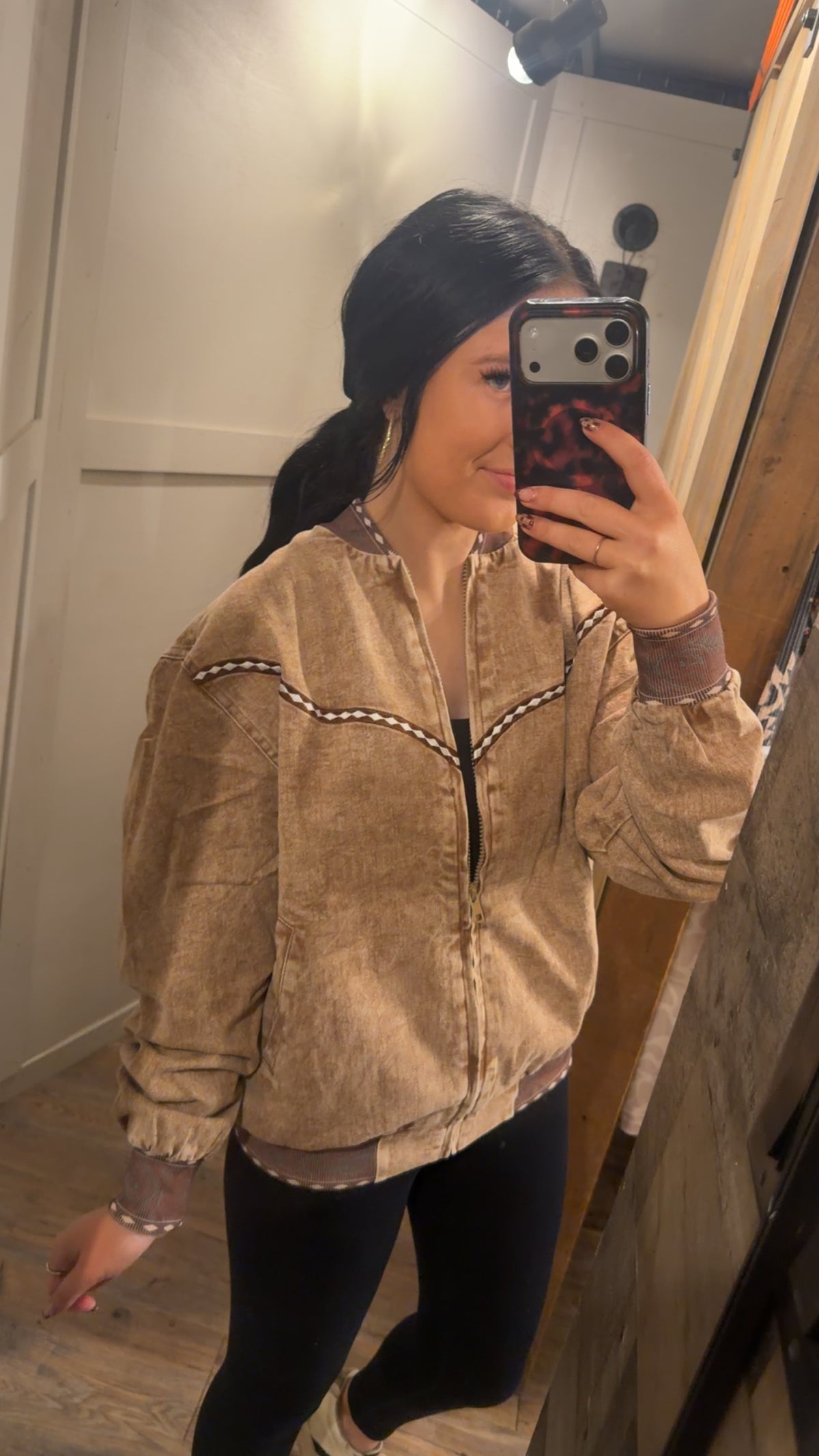 Buckstitch Bomber Jacket