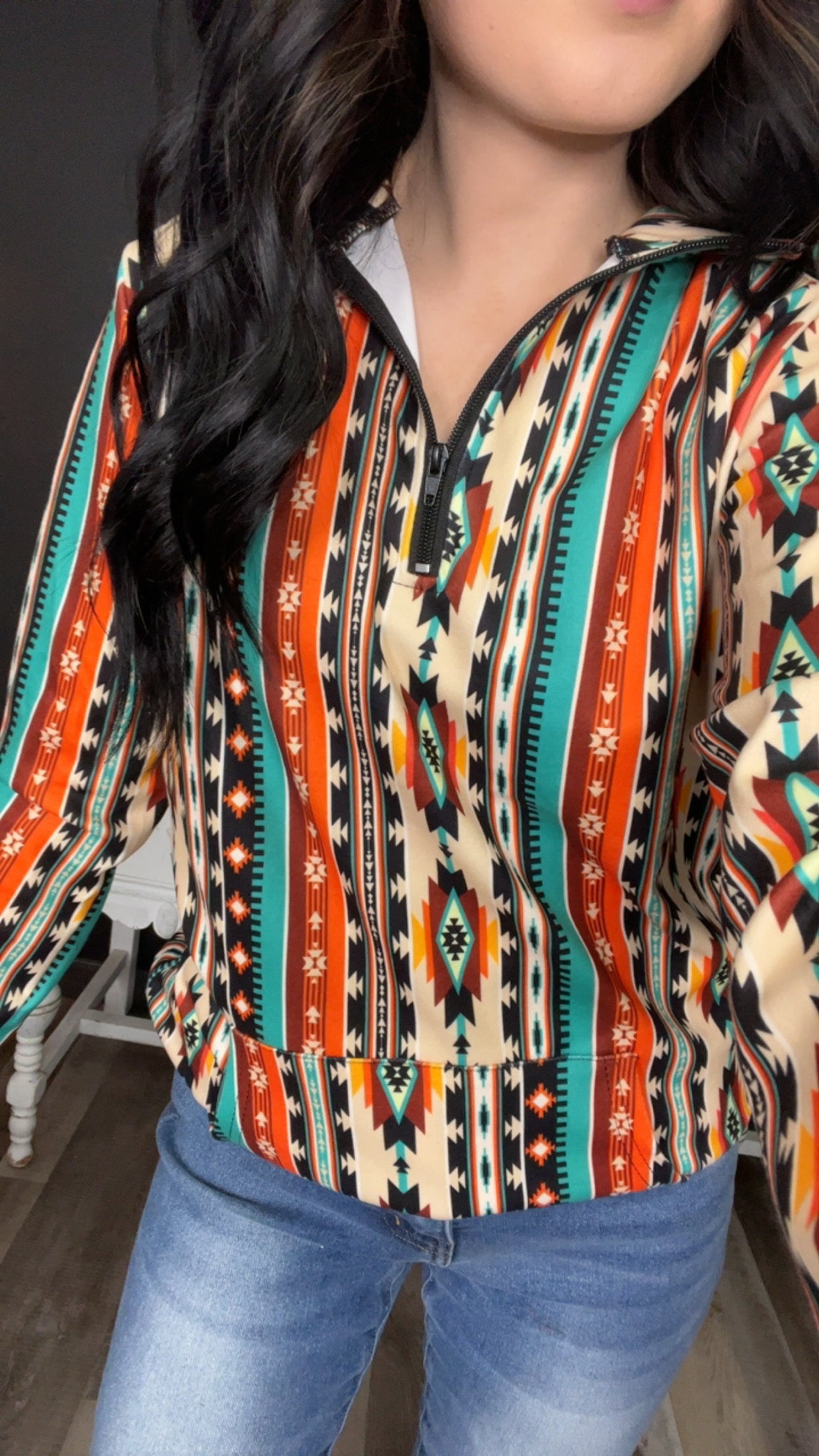 Sunburst Stampede Pullover