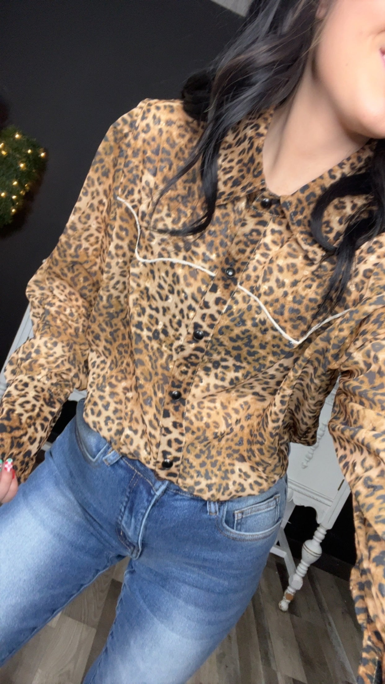 Wild Western Leopard Top
