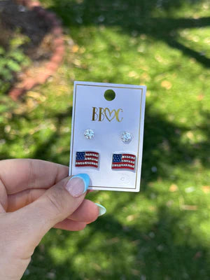 Flag Earrings