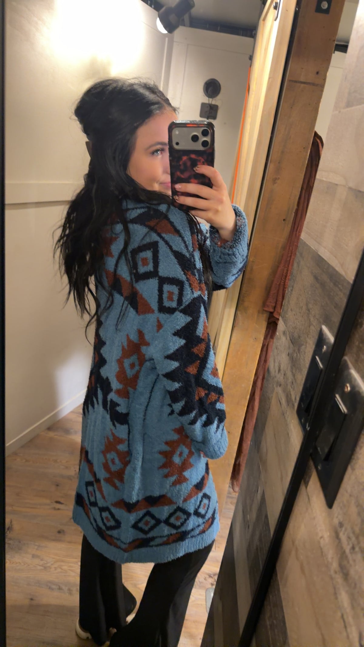 Trading Post Cardigan Blue