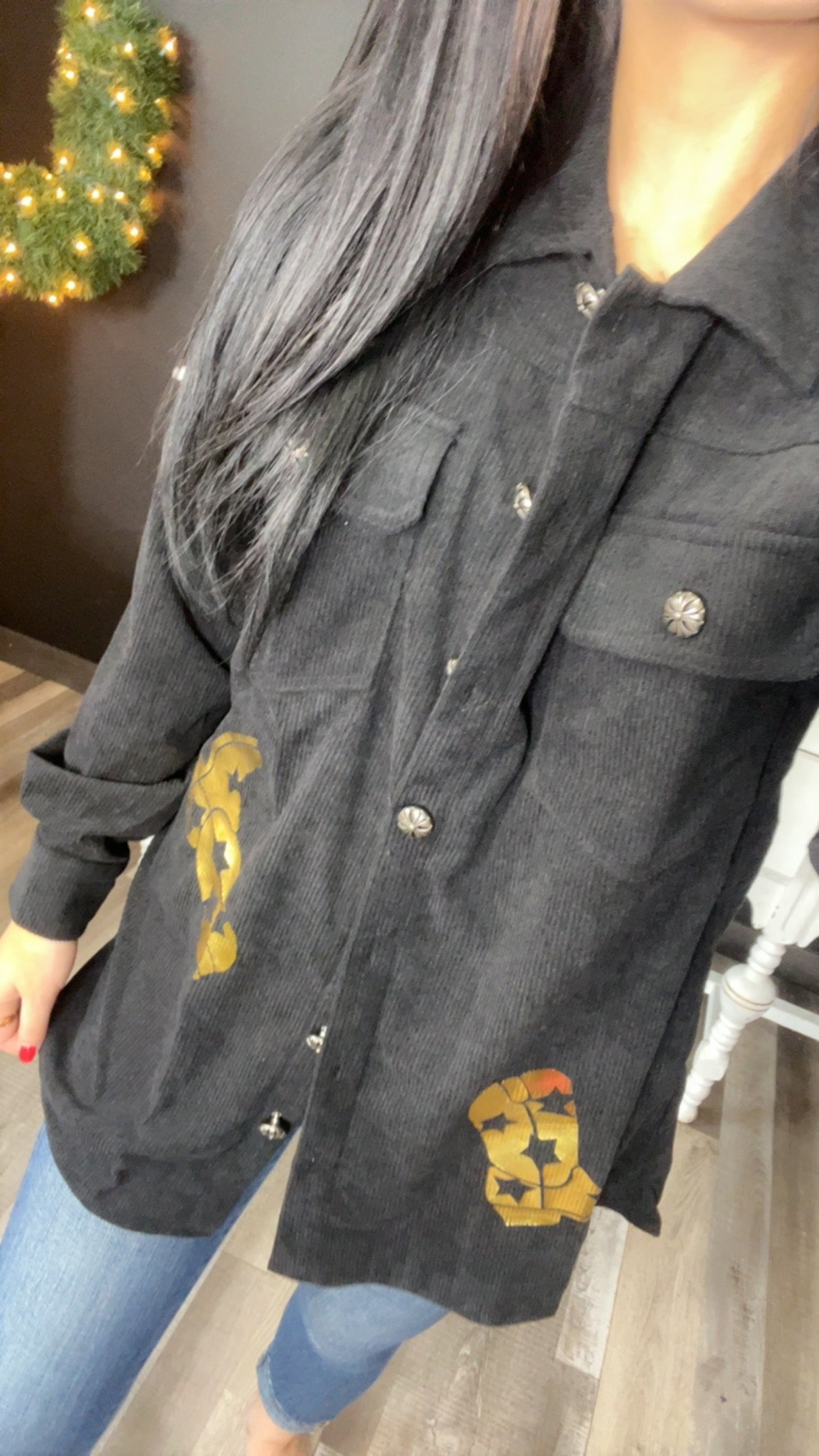 Golden Boots Shacket