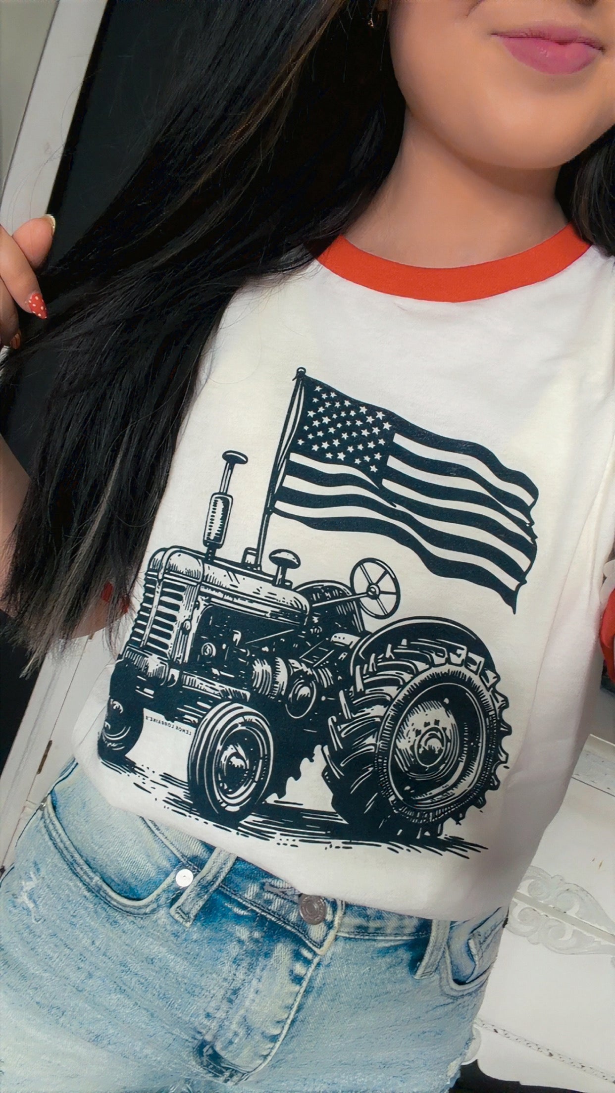 Patriotic Tractor Tee