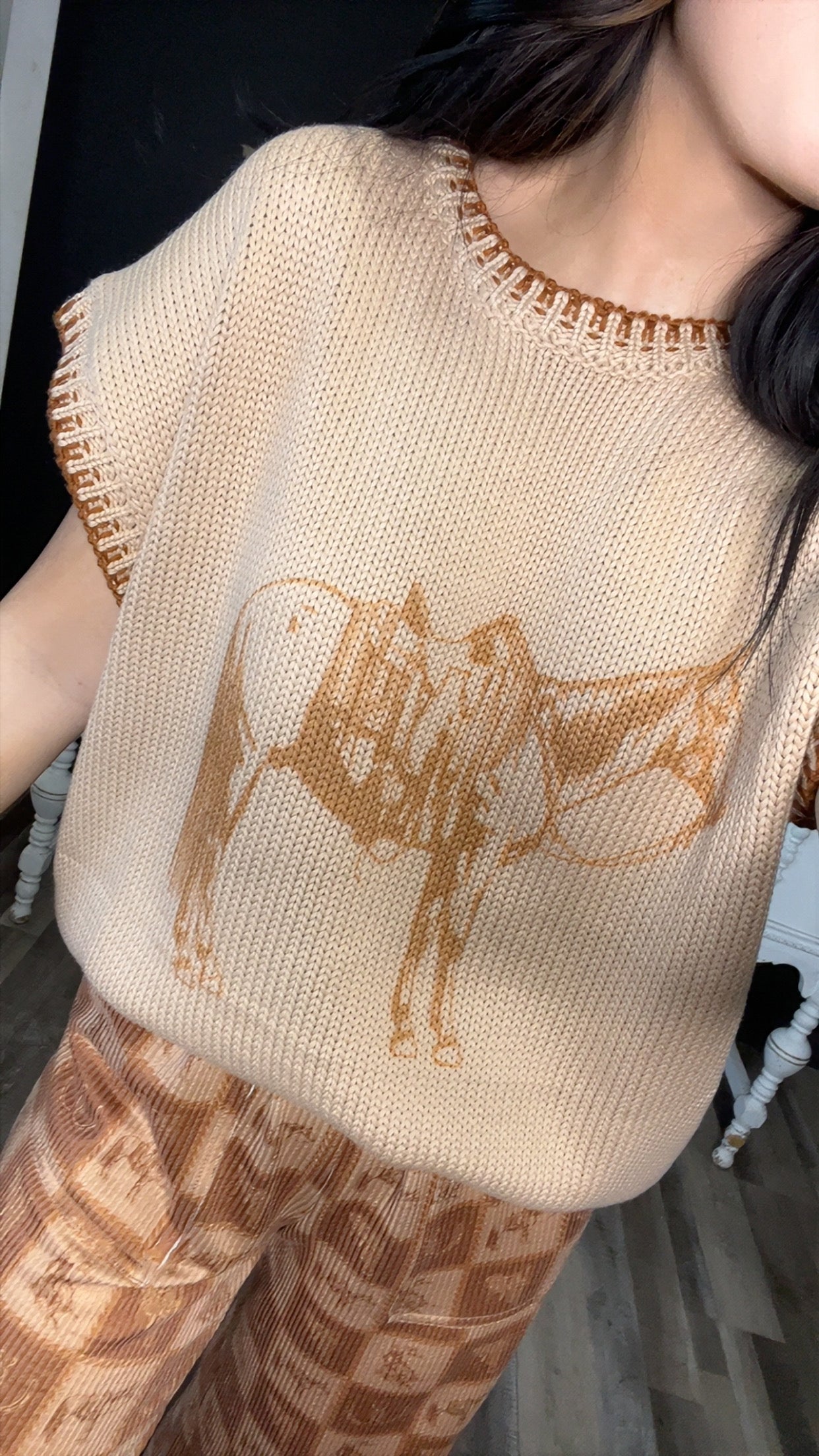 Cowpony Sweater Vest