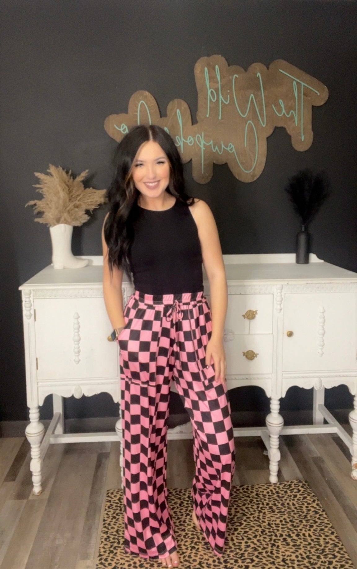 Haddie Checkered Pants