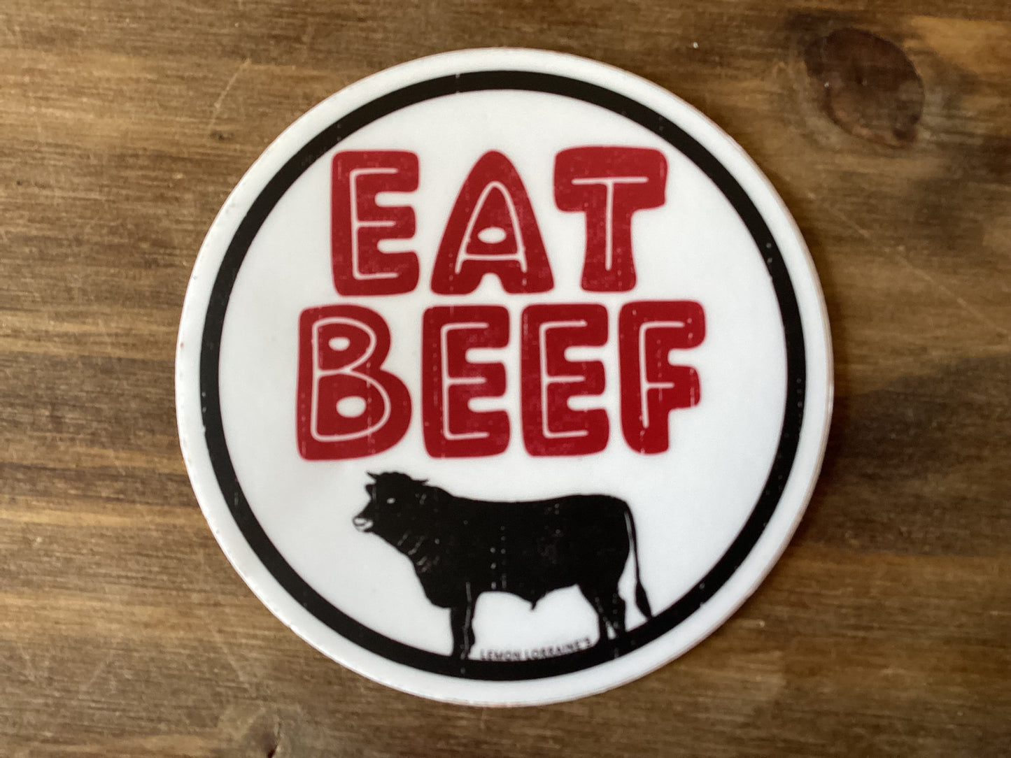 Eat Beef Sticker