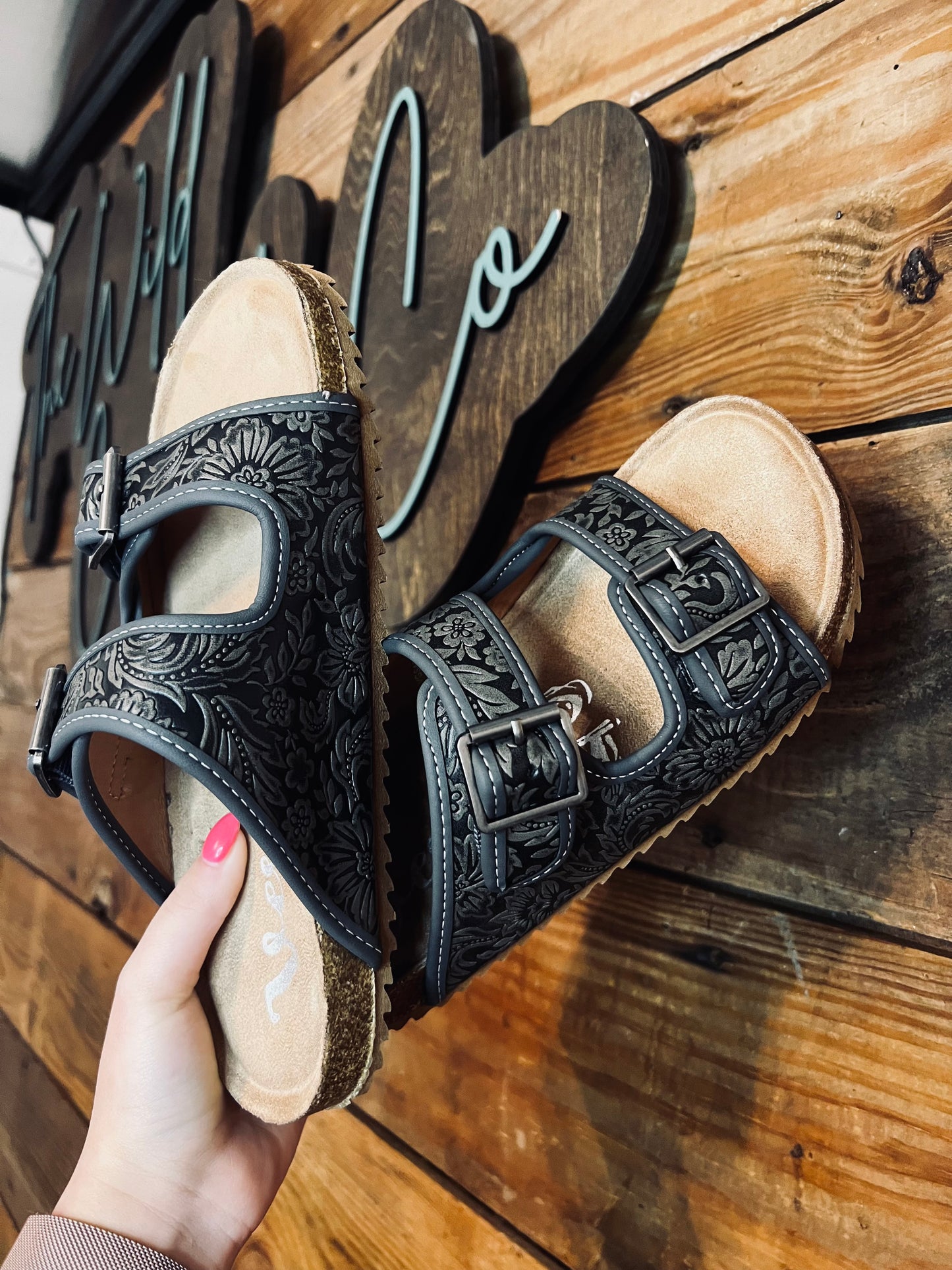 The Cassidy Sandals- Grey