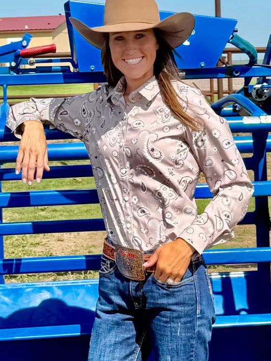 Bandana Country Button Up