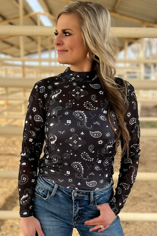 Bandana Babe Mesh- Black