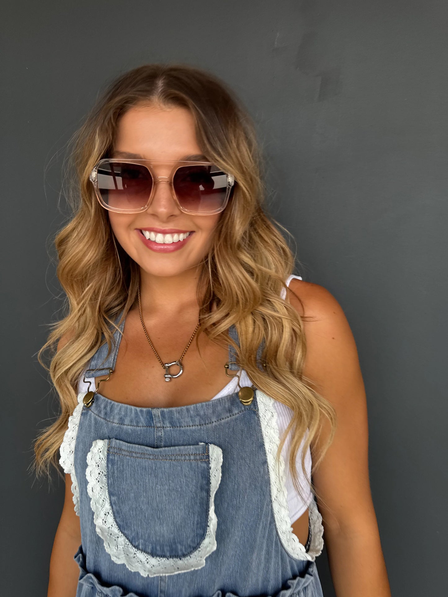 Boho Lace & Denim Overalls