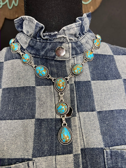 Turquoise Dangle Necklace