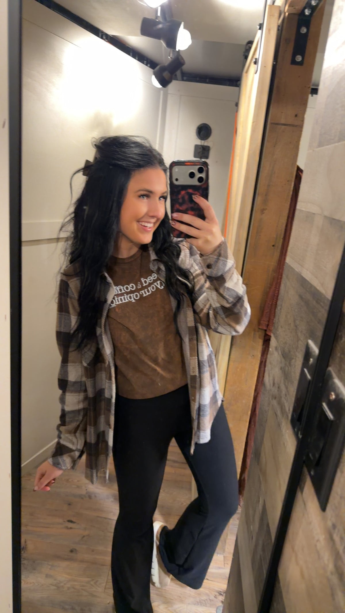 Brown Plaid Flannel