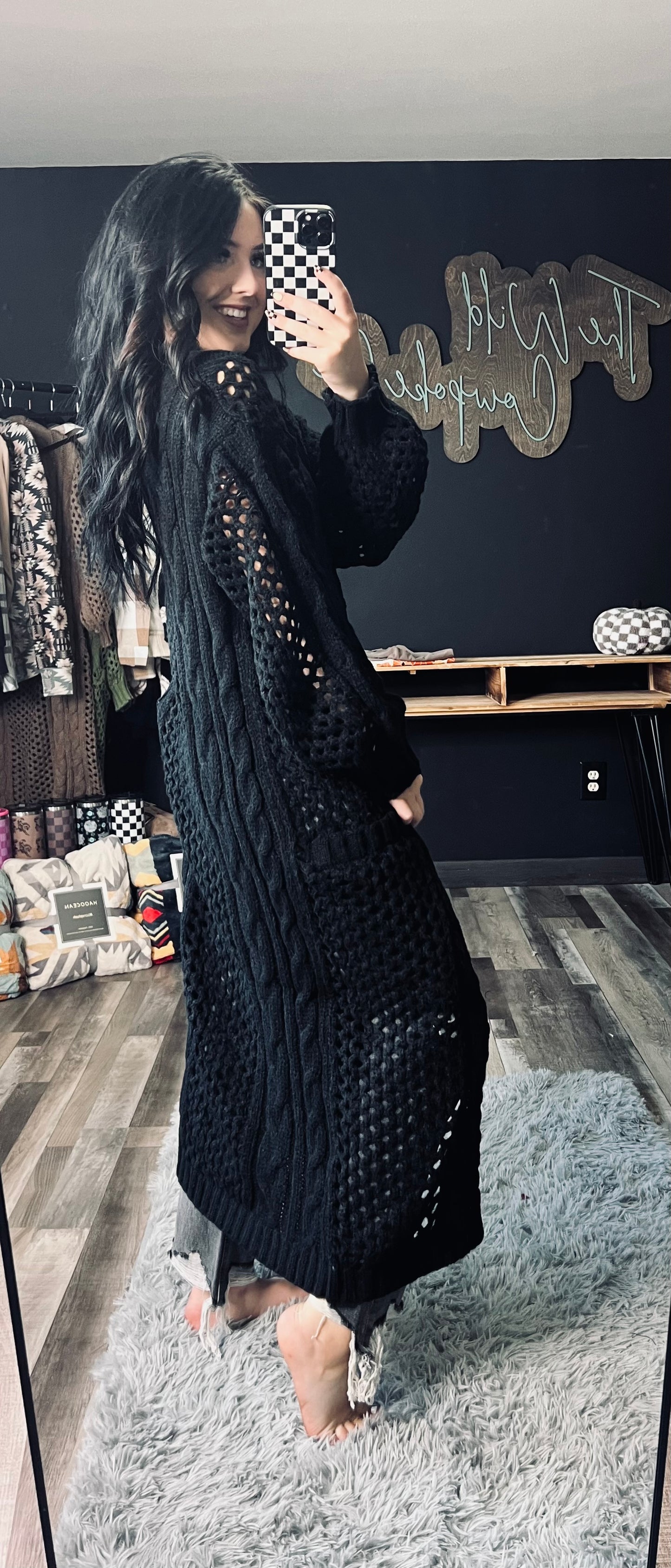 Kandias Knit Sweater- Black