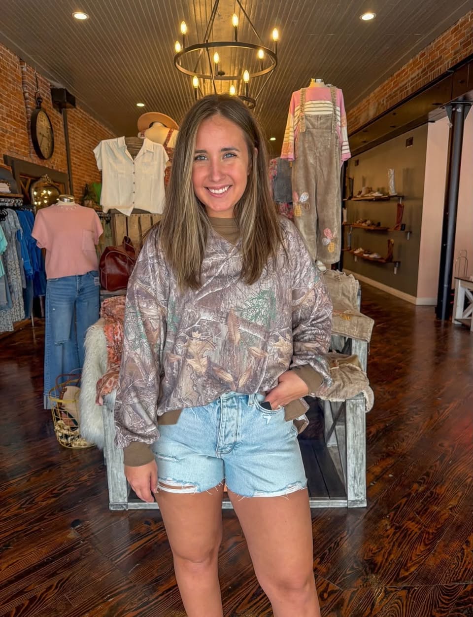 Sadie Camo Top PREORDER