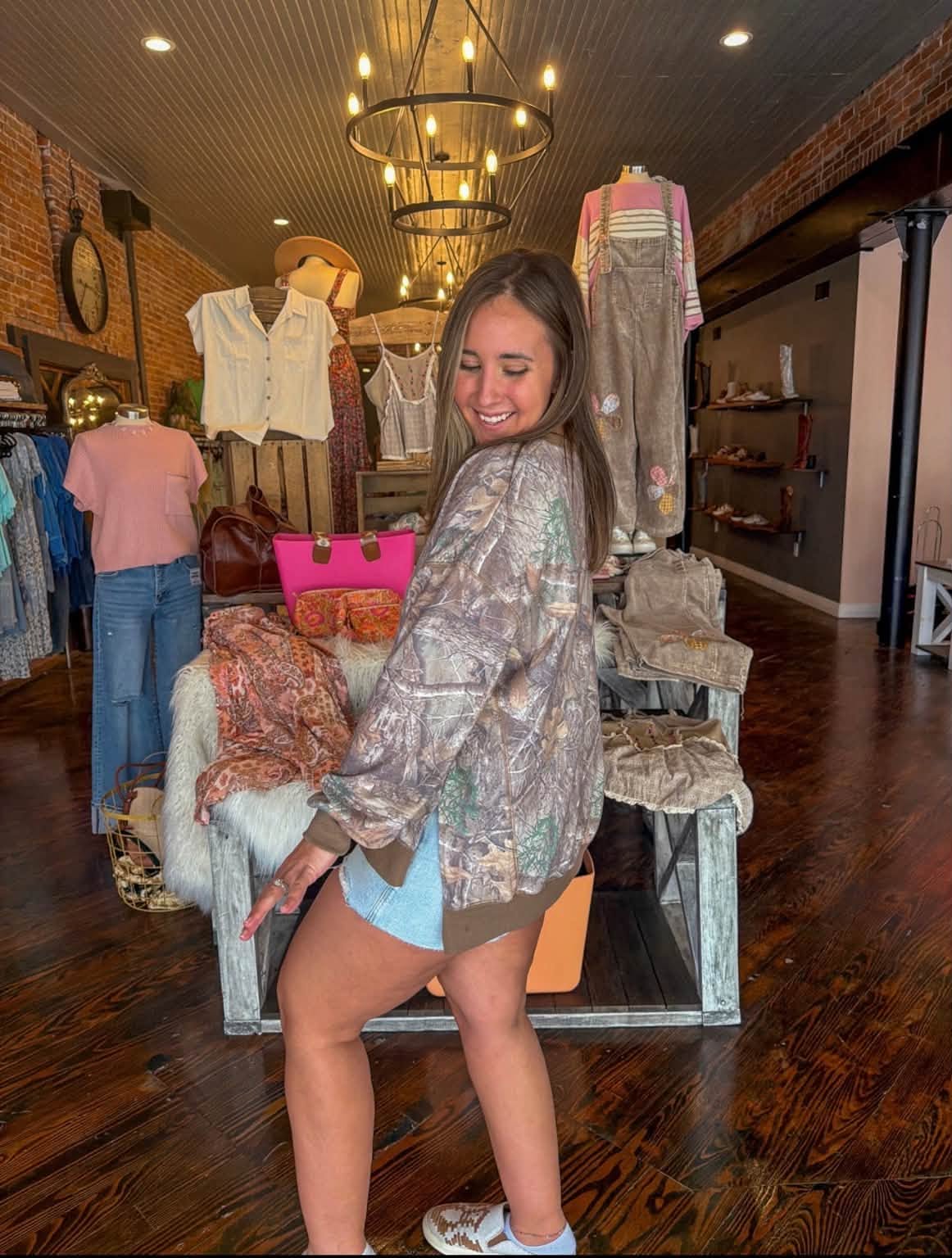 Sadie Camo Top PREORDER