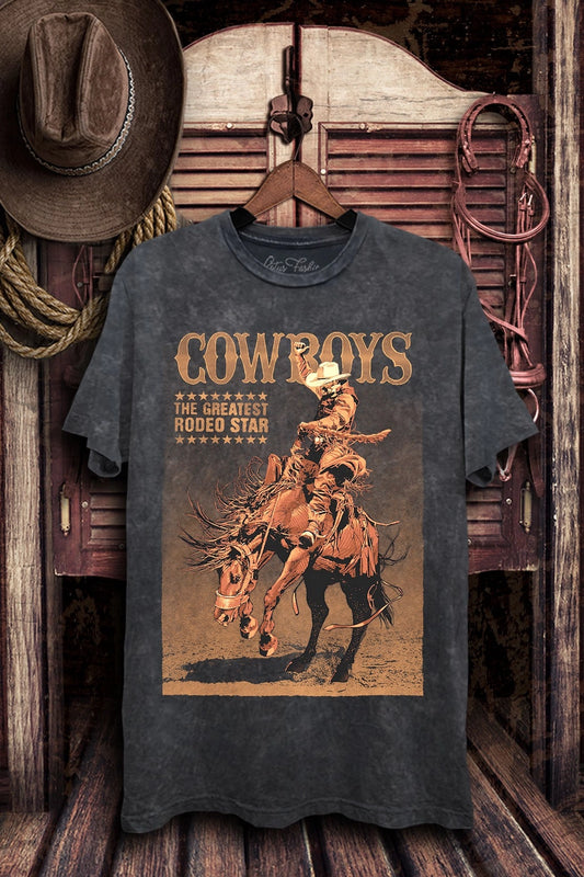 Cowboys The Greatest Rodeo Star Tee