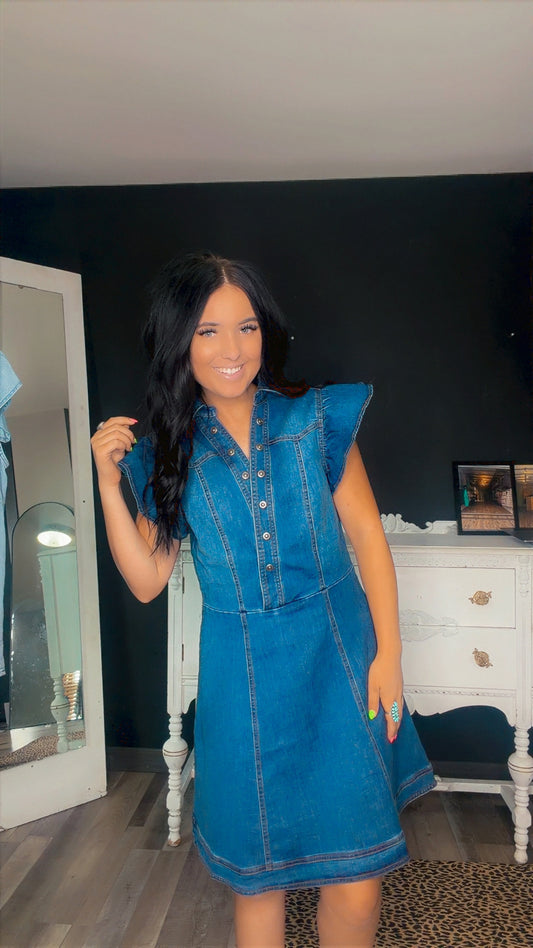 The Denim Darling Dress