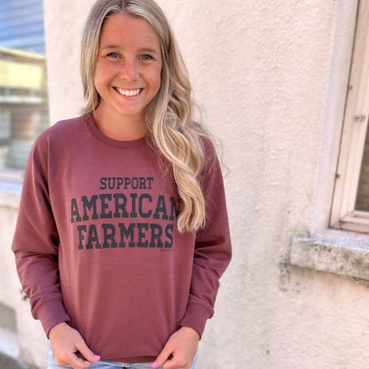 Support American Farmers Crewneck