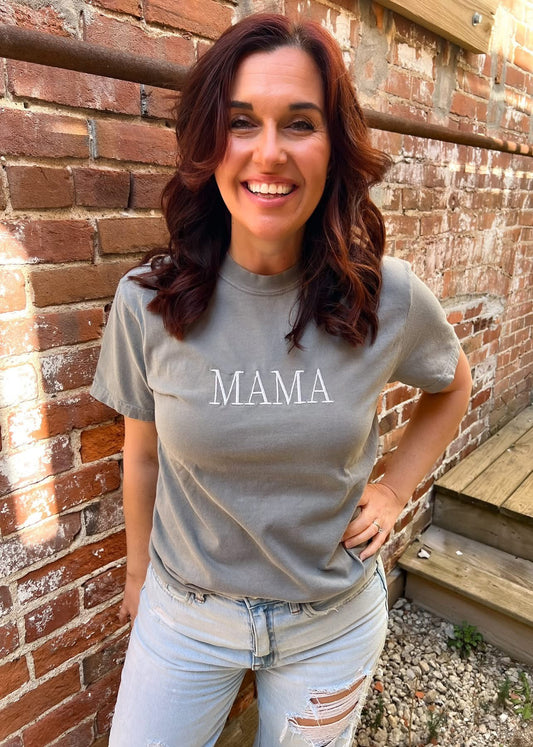 MAMA Embroidered Tee