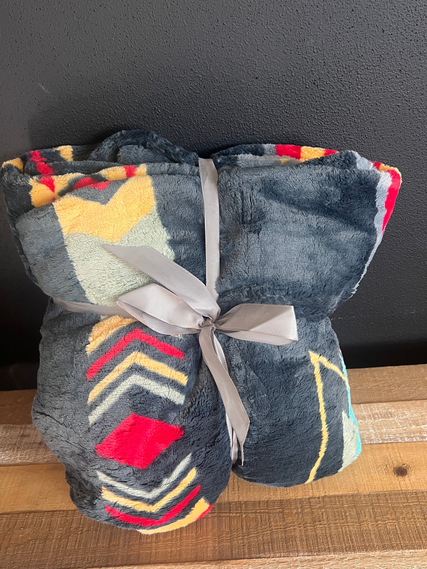 Black Aztec Blanket
