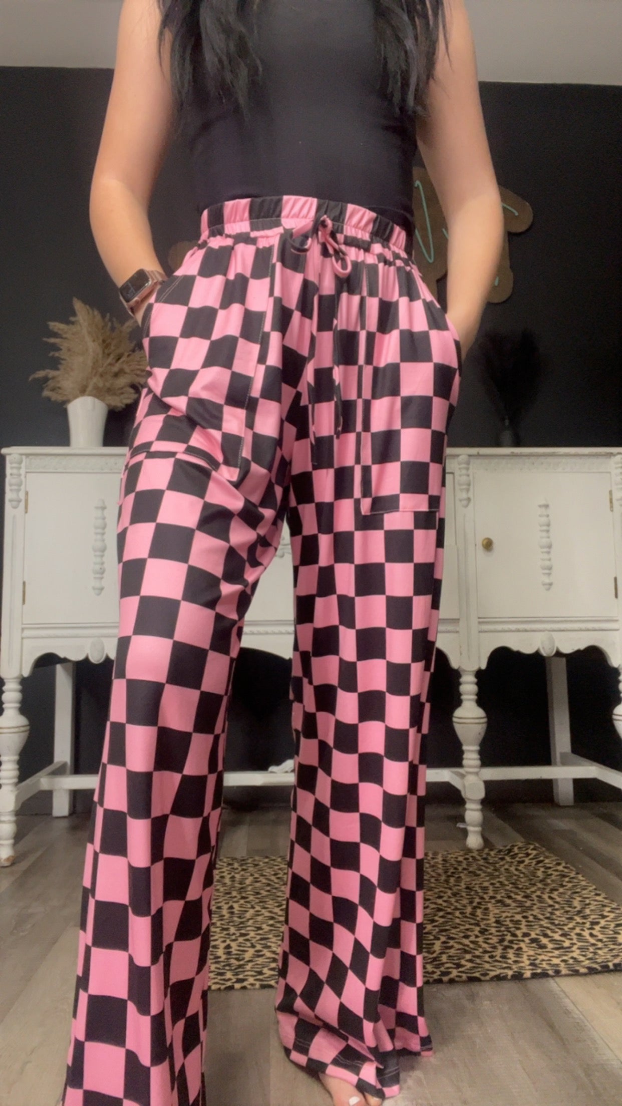 Haddie Checkered Pants
