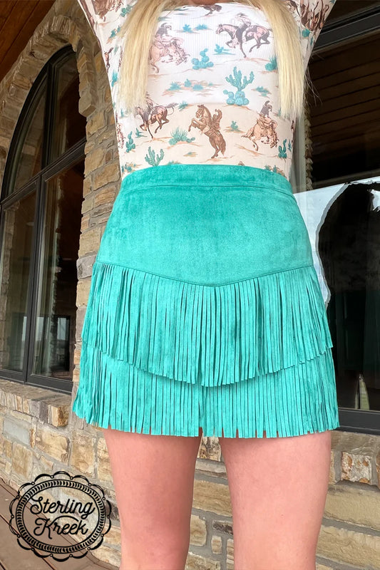 Fort Worth Turquoise Skirt