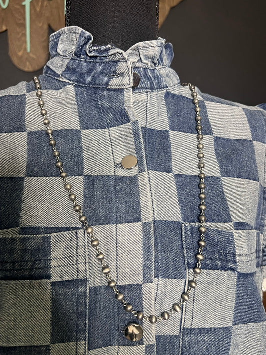 30” Faux Navajo Necklace