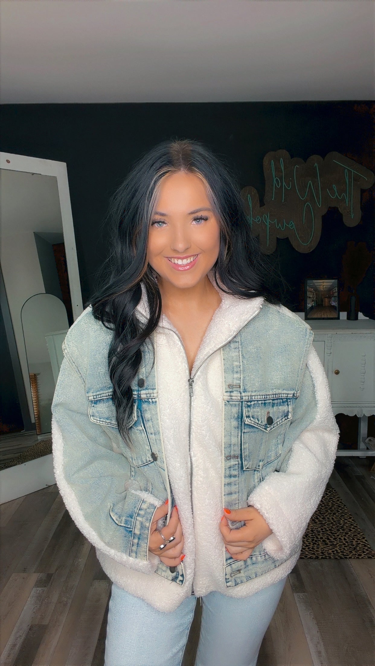 Teddy Zip Up Jacket