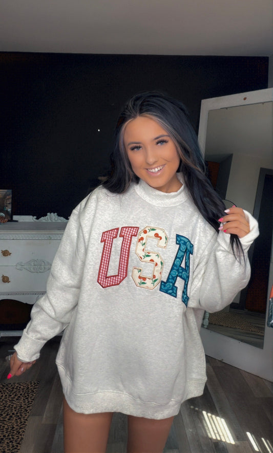USA Mock Neck