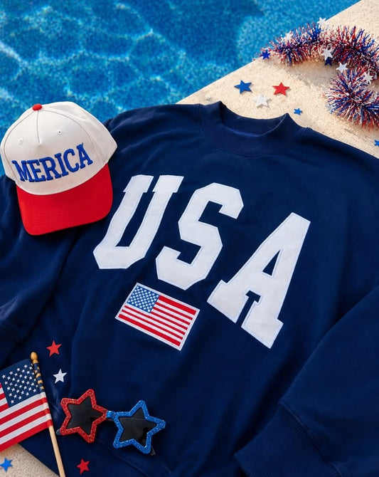 USA Navy Mockneck